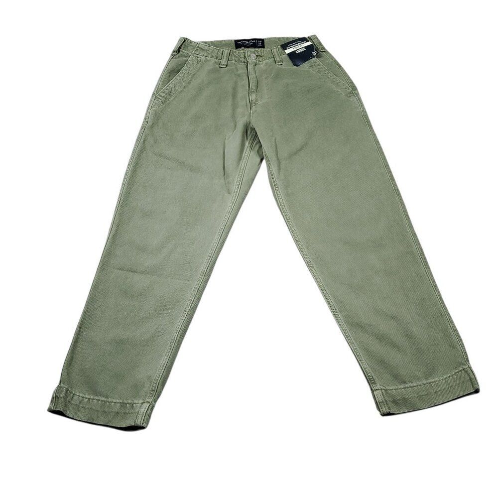 Abercrombie A&F Lightweight Jean Athletic Loose Men's Size 28 x 28 Green Jeans